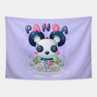 Sweet Baby Panda Tapestry