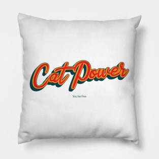 Cat Power Pillow