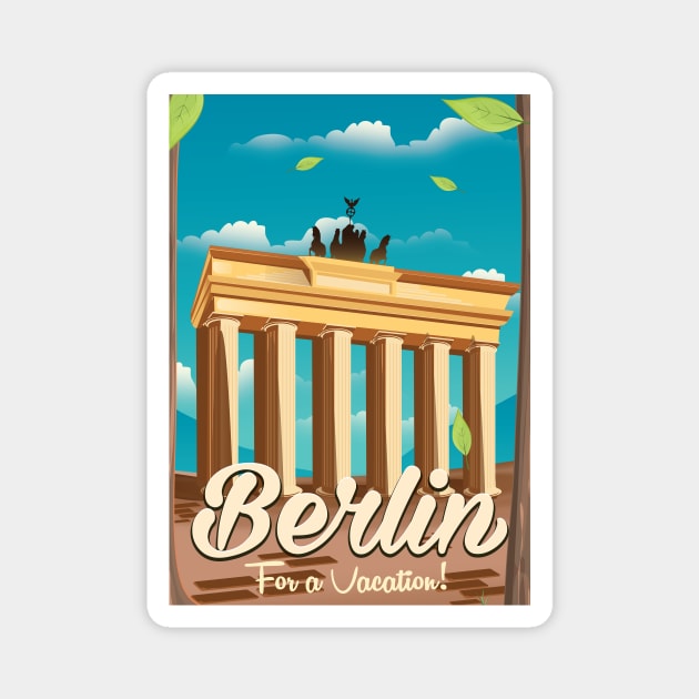 Berlin Brandenberg gate Magnet by nickemporium1