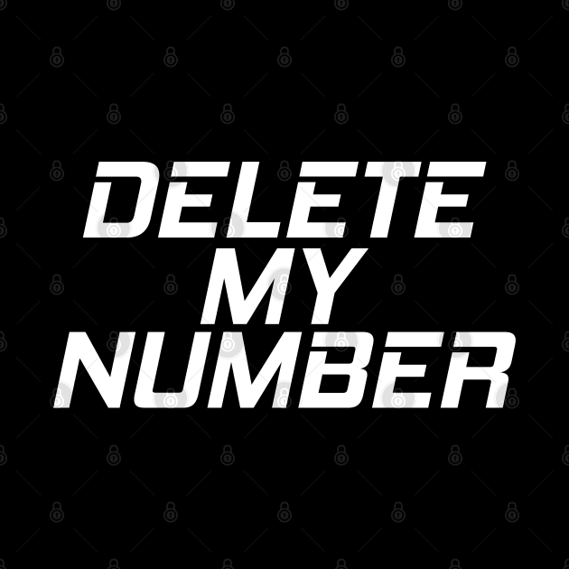 Delete My Number by Firts King