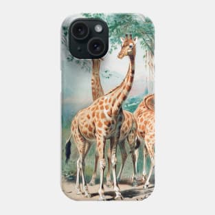 giraffe long neck giraffes Phone Case