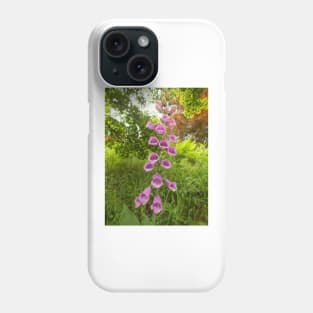 Pink Foxglove Phone Case