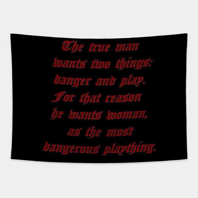 Dangerous plaything Tapestry by Wakingdream