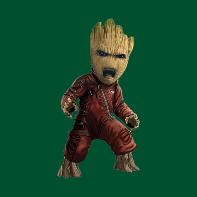 Groot Tree - Guardians of The Galaxy by purplegirl98