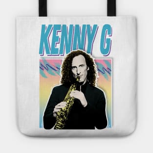 Retro 90s Kenny G Aesthetic Design #2 Tote