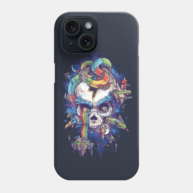 Strangely Familiar Phone Case by Demented