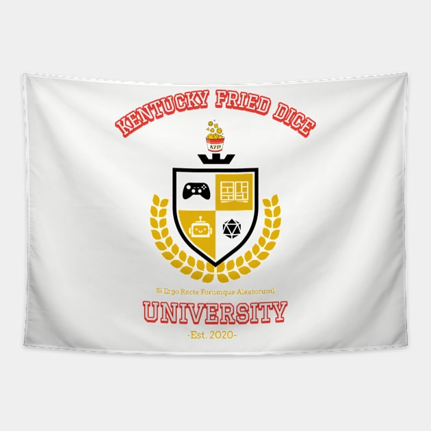 KFD University Tapestry by KYFriedDice