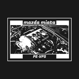 Mazda Miata MX-5 ND ENGINE (Black Version) T-Shirt