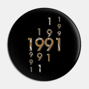 Année de naissance 1991 Pin