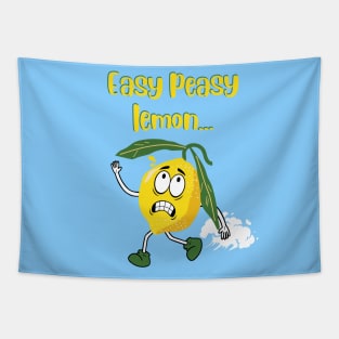 Easy Peasy Lemon funny design Tapestry