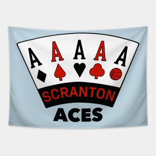 Defunct Scranton Aces Eastern Basketball Assoc. 1980 Tapestry