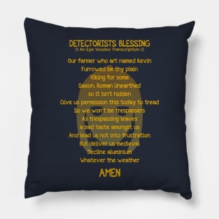 The Detectorists Blessing mk1 Eye Voodoo Pillow