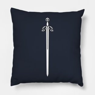 Tizona Sword (white) Pillow