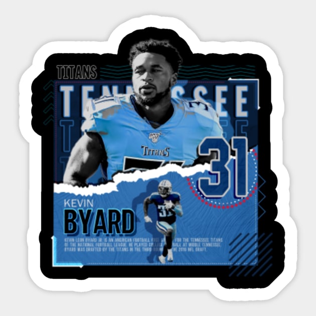 Kevin Byard Football Paper Poster Titans - Kevin Byard - Sticker