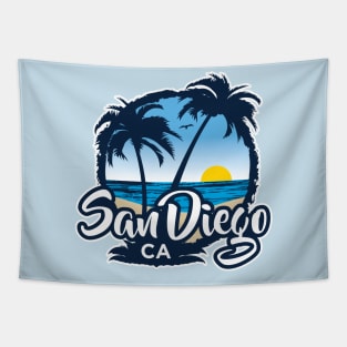 San Diego California Tapestry