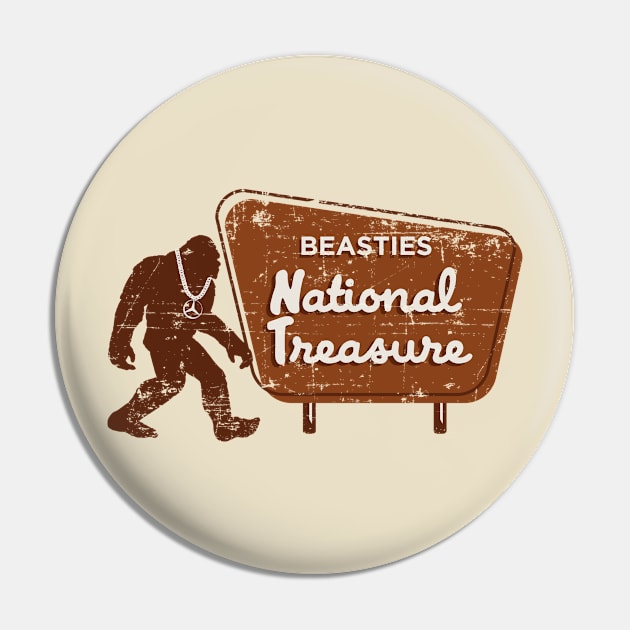 Beasties National Treasure Pin by Fresh Fly Threads