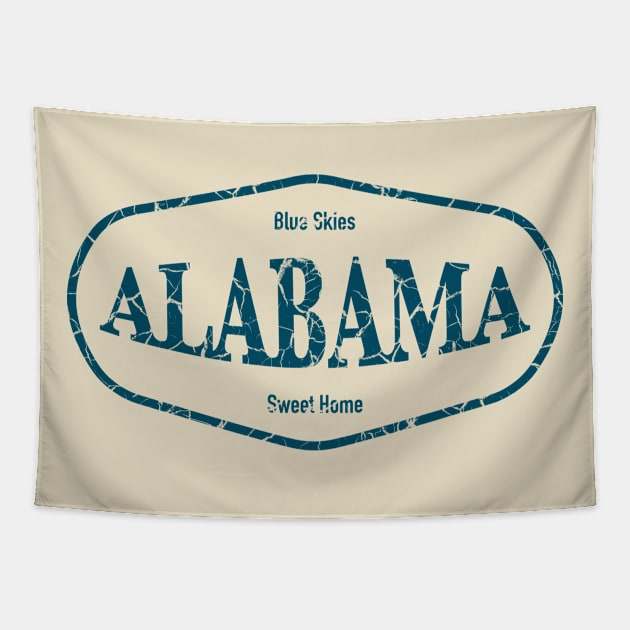 Alabama Tapestry by Randomart