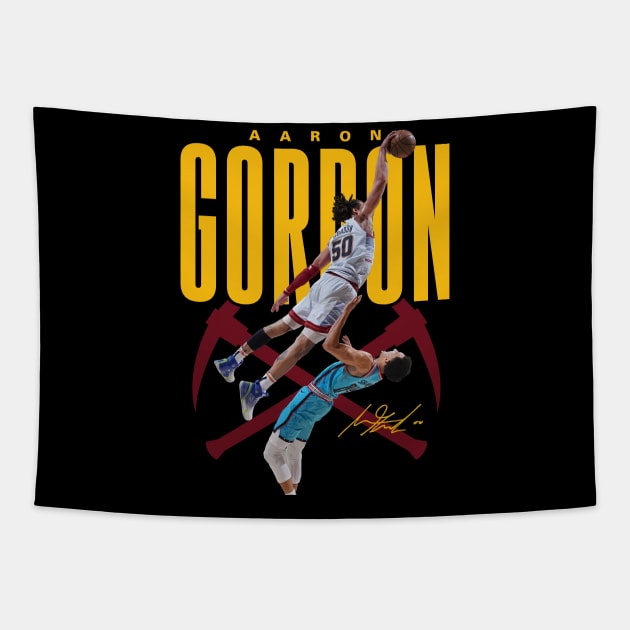 Aaron Gordon Dunk Of The Year Tapestry by Juantamad