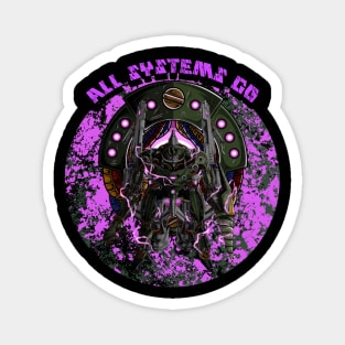 All System Go Graphic Magnet