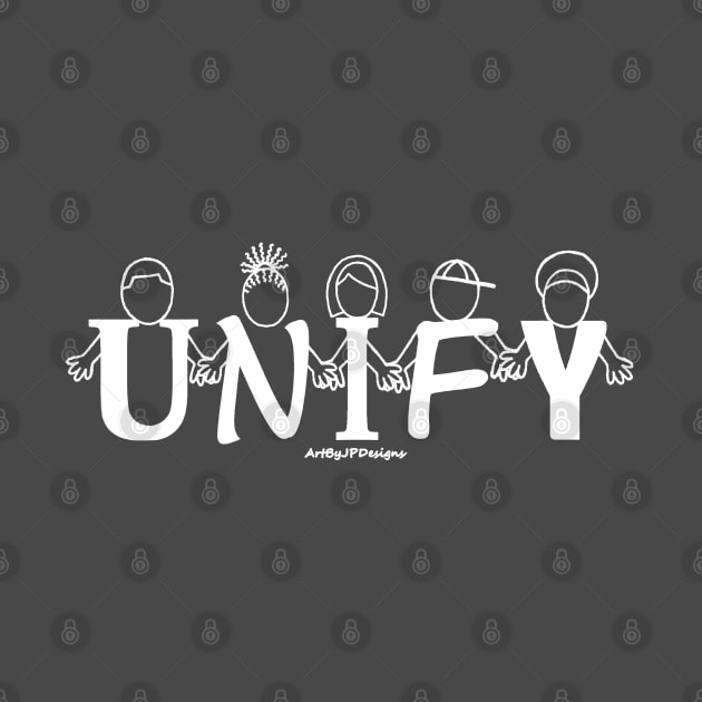 Unify (white logo) by ArtByJPDesigns