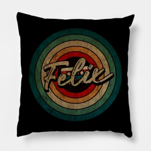 Felix  -  Vintage Circle kaset Pillow