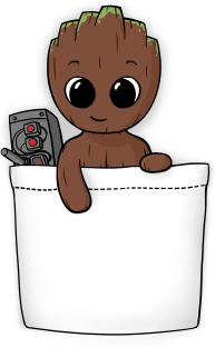 Pocket Baby Groot Magnet