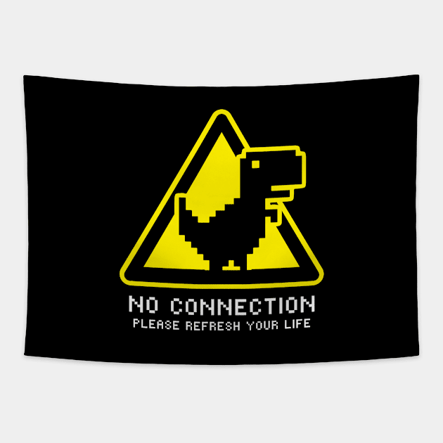 No Connection Please Refresh Your Life Tapestry by Owlora Studios