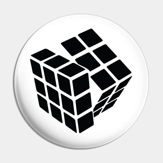 Rubix Cube Pin by CandD