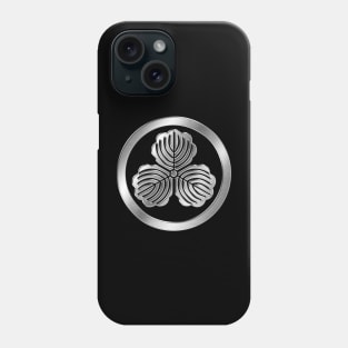 Shima Clan Kamon Silver Chrome Phone Case