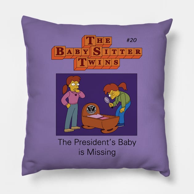 The Babysitter Twins Issue #20 Pillow by saintpetty