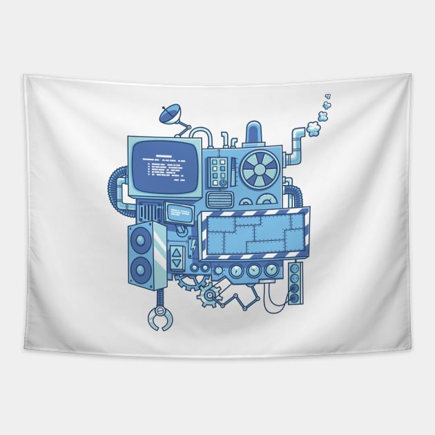 Machine 2 Tapestry by Malchev