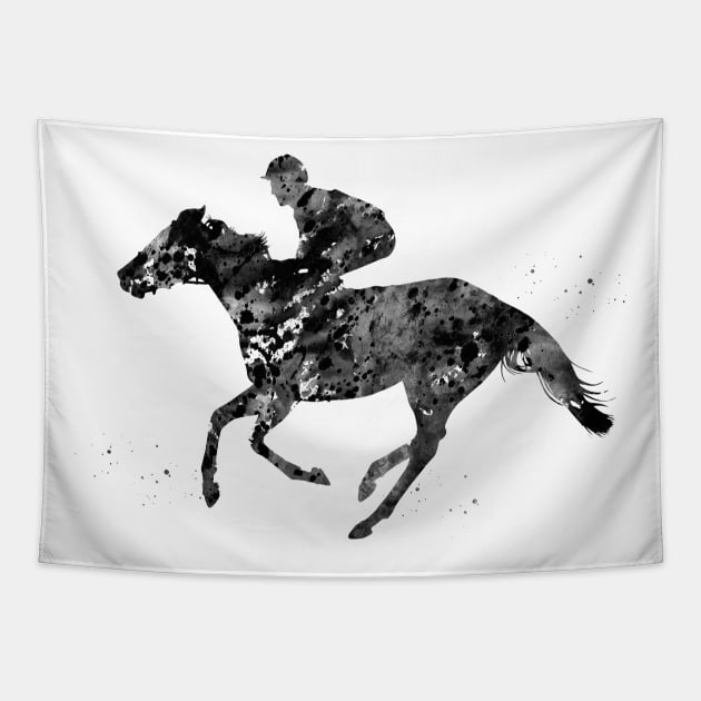 Horse Racing Tapestry by erzebeth