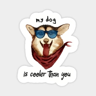 Cool Dog Magnet