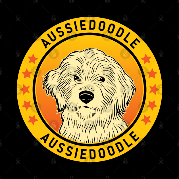 Aussiedoodle Dog Portrait by millersye