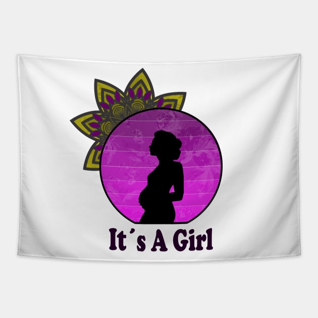 Its A Boy pregnancy reveal to parents pregnant announcement Tapestry by Jakavonis