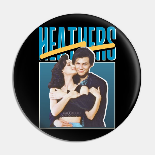 Heathers Vintage 1989 // How Very Original Fan Design Artwork Pin by A Design for Life