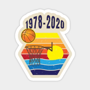 Vintage basketball sport Magnet