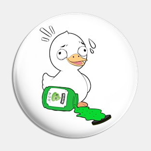 Funny duck Spilled Wasabi Sauce Pin