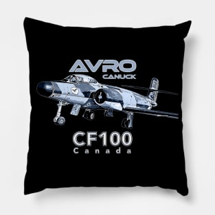 Avro Canuck Canada CF100 aircraft Pillow