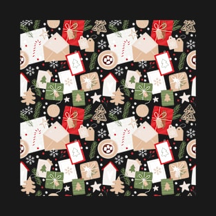 Winter Christmas Pattern T-Shirt