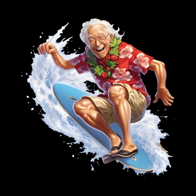 ny Grandpa Surfing 3 by klei-nhanss