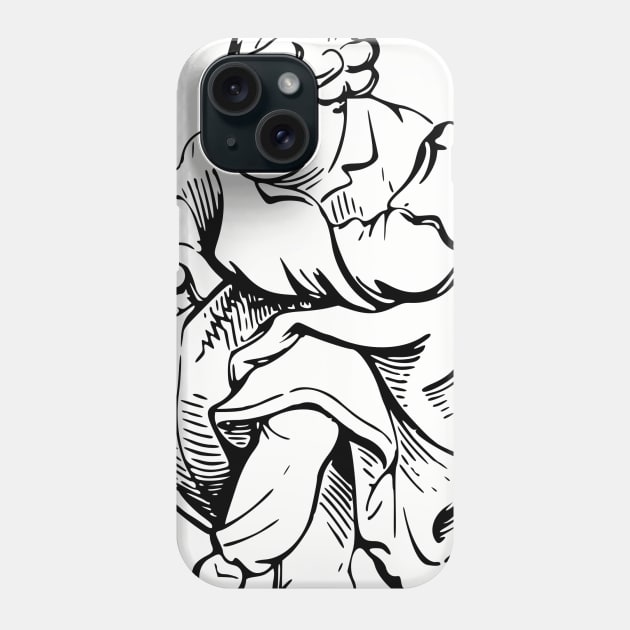 Old Lady Phone Case by linesdesigns