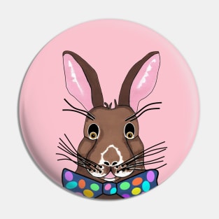 Chocolate Easter Bunny Pin