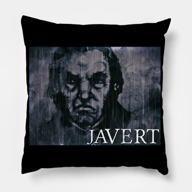 Les Miserables Javert Pillow by Harlequins Bizarre