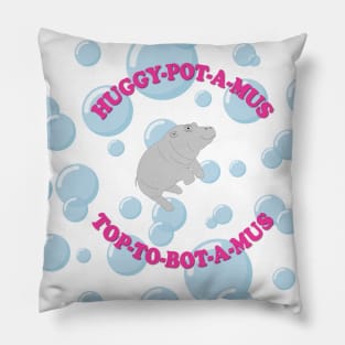 Huggy-Pot-A-Mus - Baby Hippo Pillow