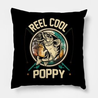 Reel Cool Poppy Fishing Gift Pillow