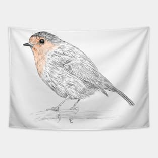 Robin Bird Branch Tapestry