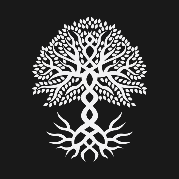 Yggdrasil The Tree of Life White by AshotTshirt