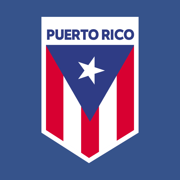 Puerto Rico Flag Emblem by SLAG_Creative