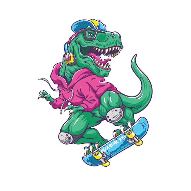 T-Rex Shirt by Celestial Rex